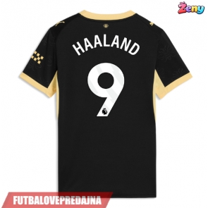 Lacne Ženy Futbalové dres Manchester City Erling Haaland #9 2026-27 Krátky Rukáv - Preč